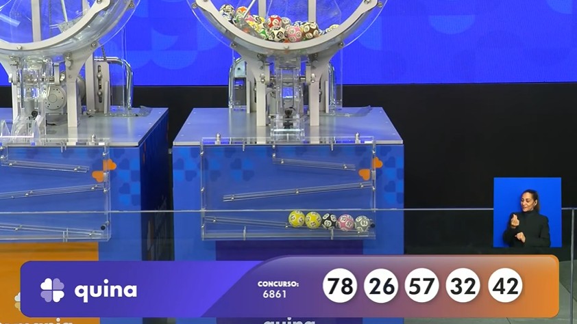 Números do concurso 6861 da Quina