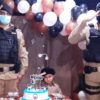 Em Mariana, policiais prestigiam aniversário de garotinho que sonha em ser policial