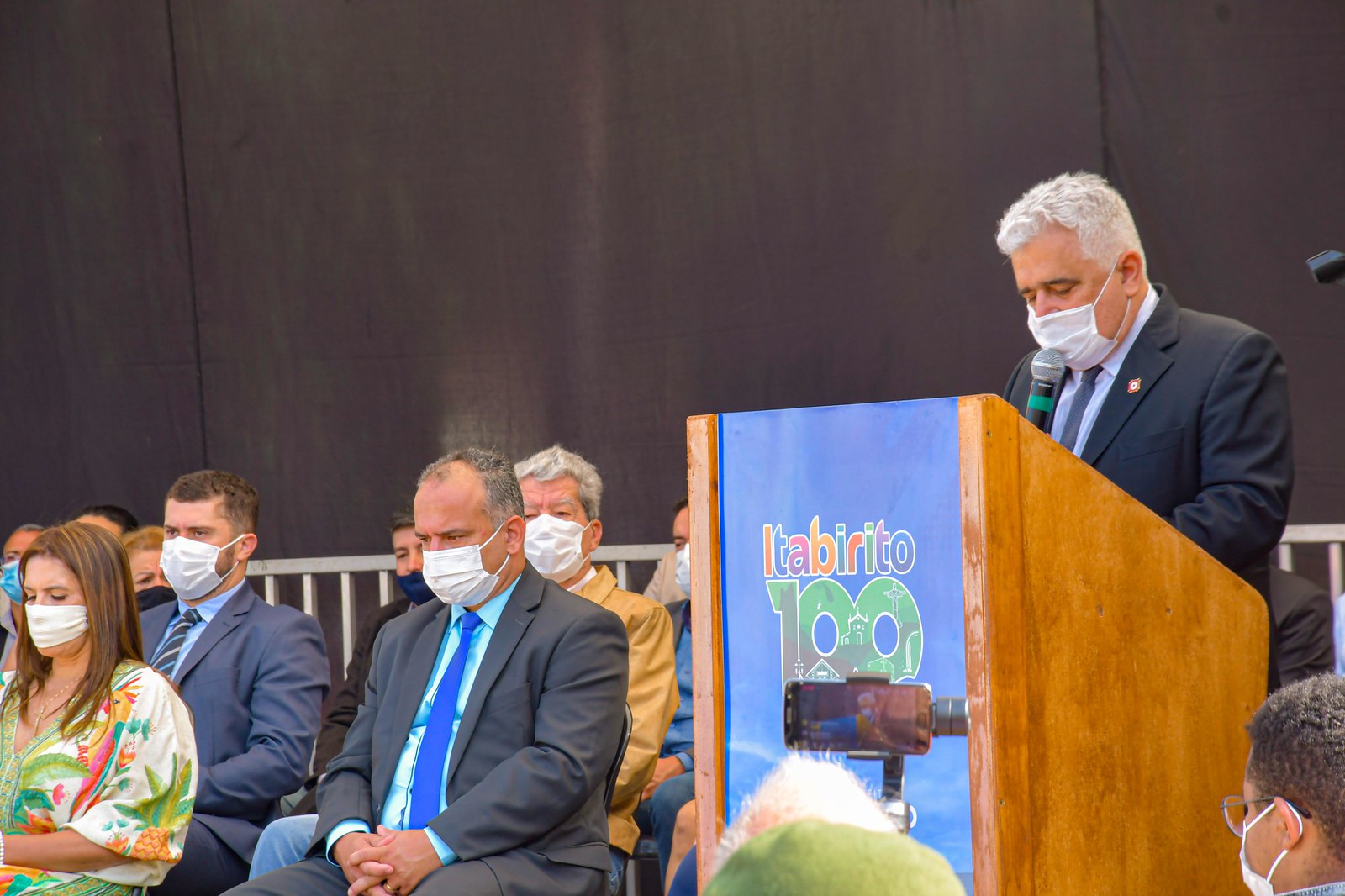 Relógio com contagem regressiva para centenário é inaugurado em Itabirito