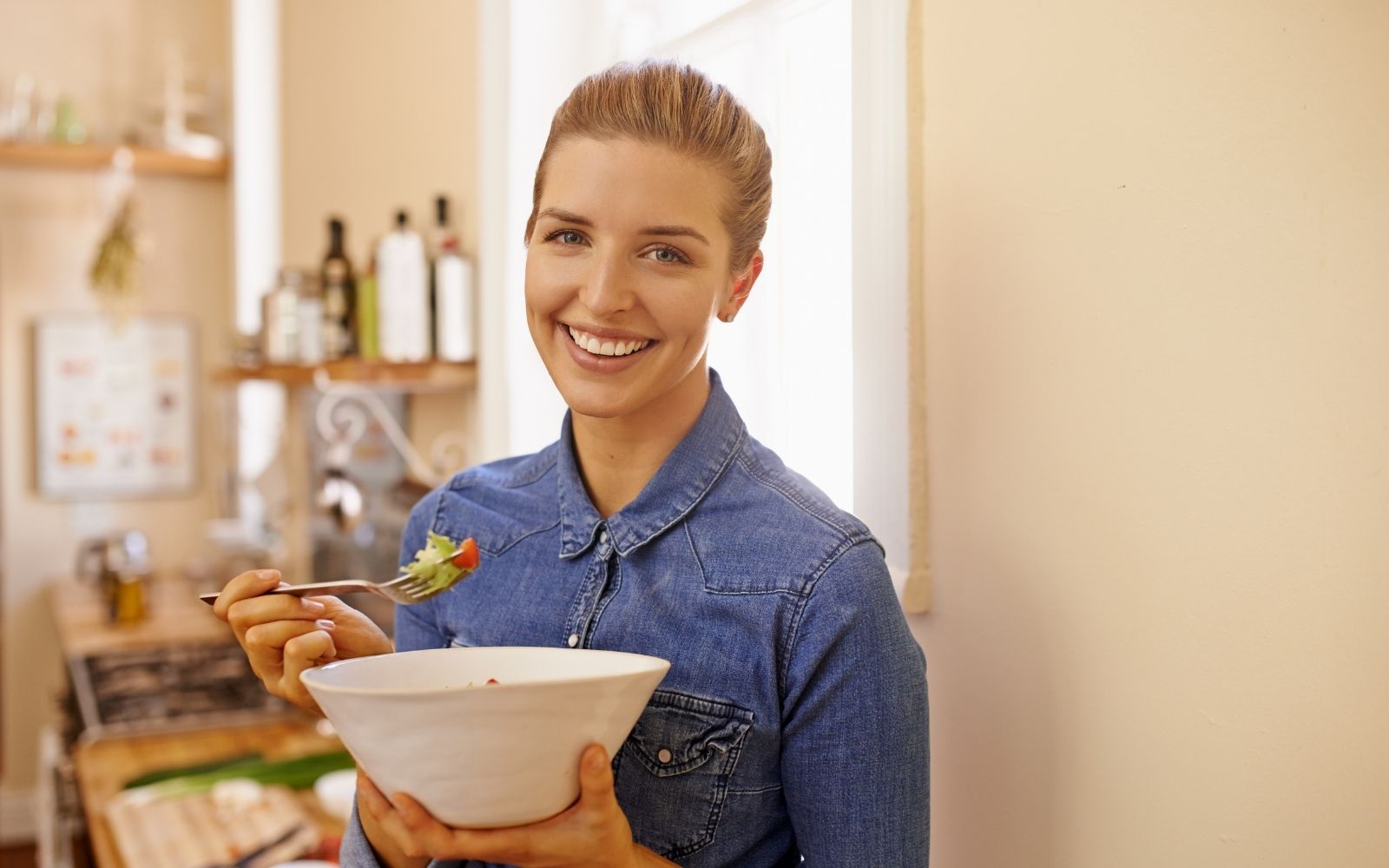 Cara alegre é a cara de quem come