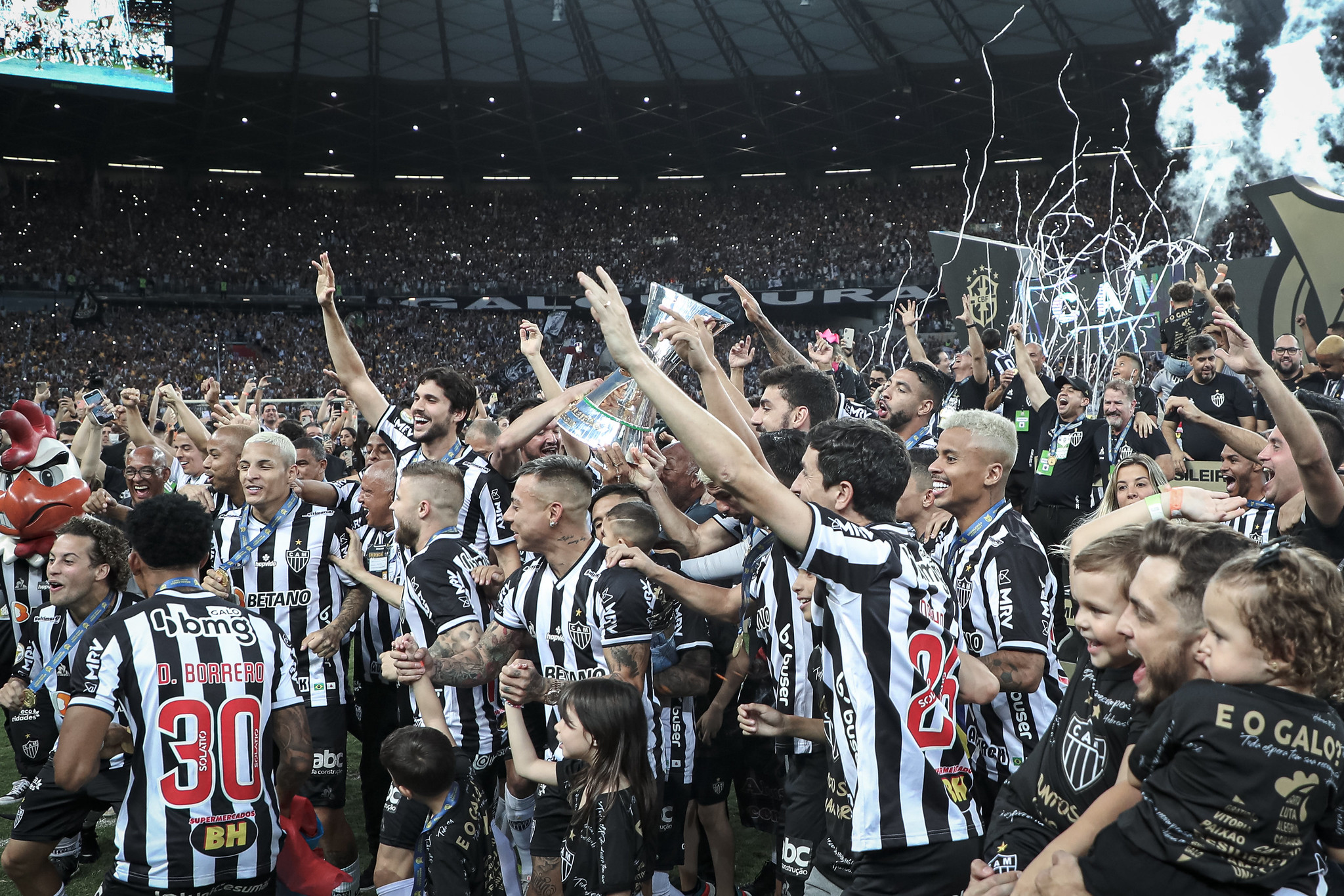Veja toda a festa do bicampeonato do Atlético no Mineirão