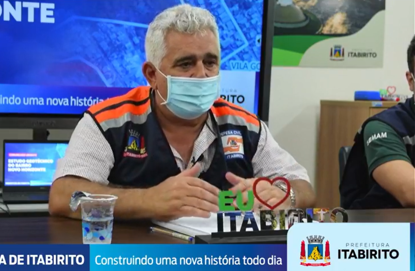 Prefeitura de Itabirito recomenda evacuação de moradores de duas ruas do bairro Novo Horizonte