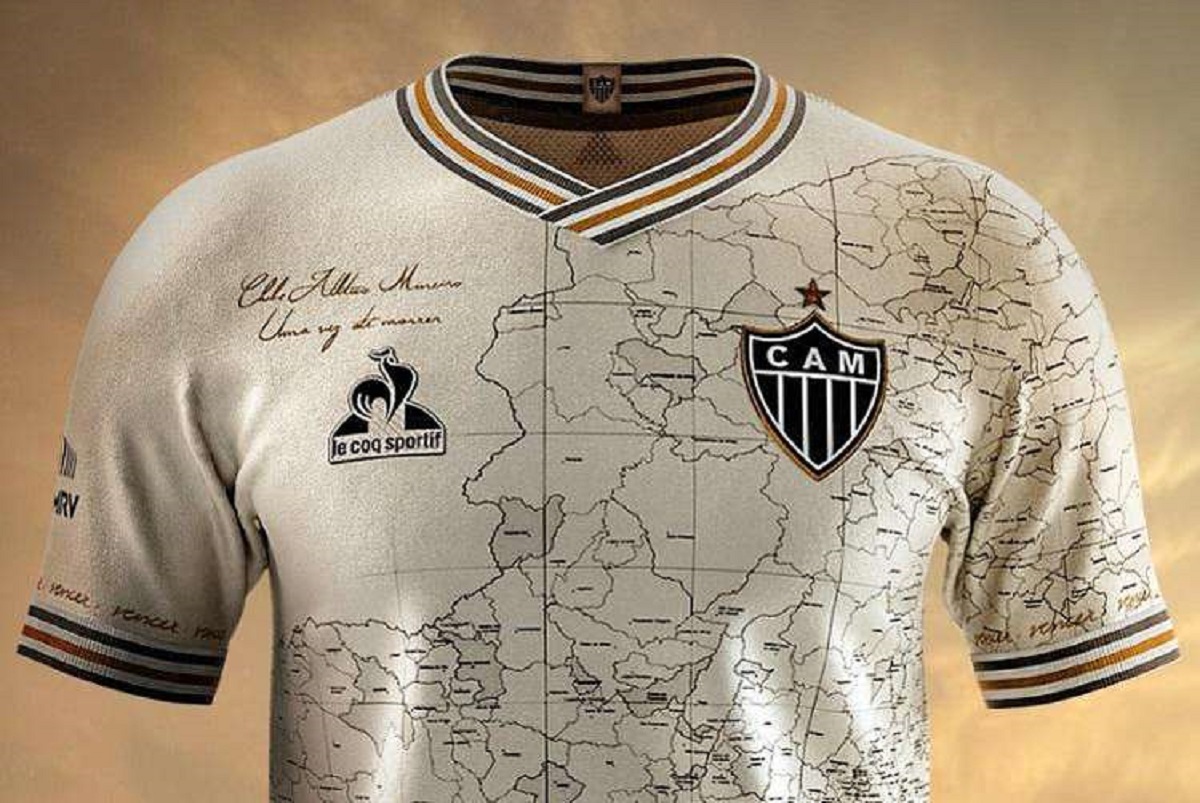 Camisa do Atlético é eleita a segunda mais bonita do mundo