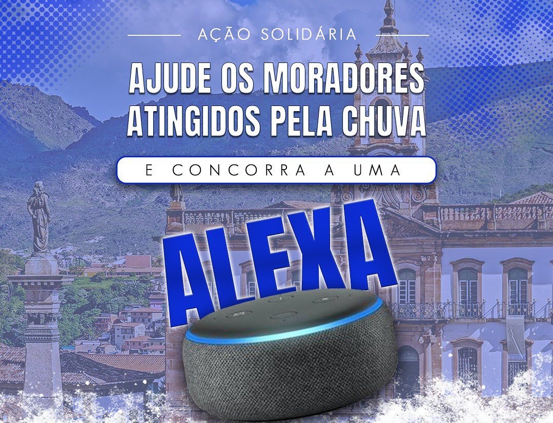 Repúblicas criam rifa para ajudar atingidos pelas chuvas em Ouro Preto