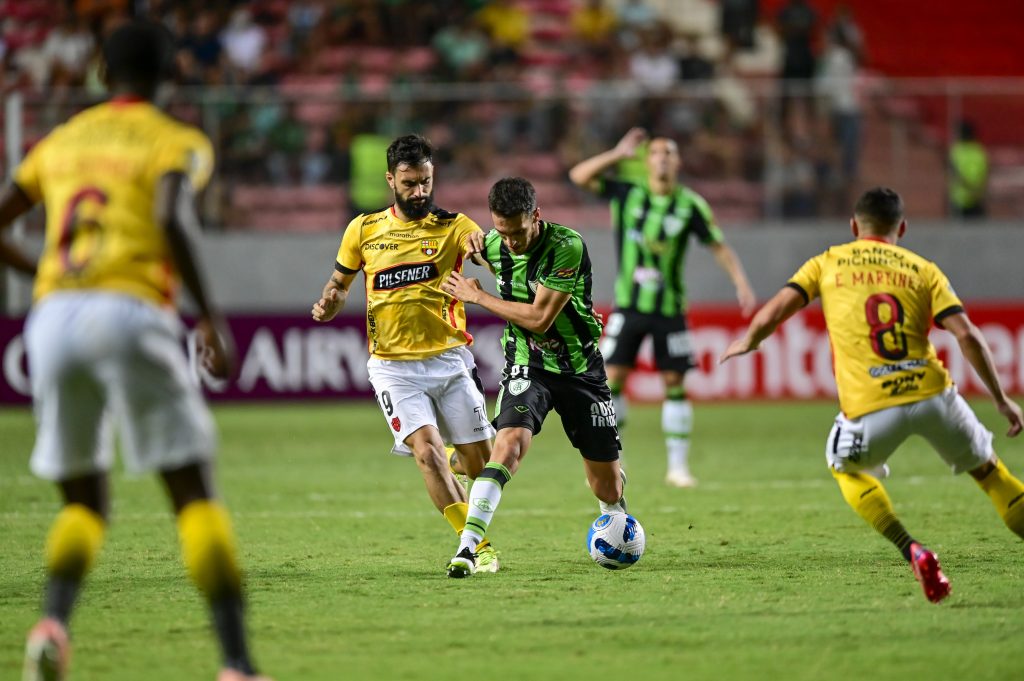 América enfrenta Barcelona-EQU a fim de fazer história e ir à fase de grupo da Libertadores