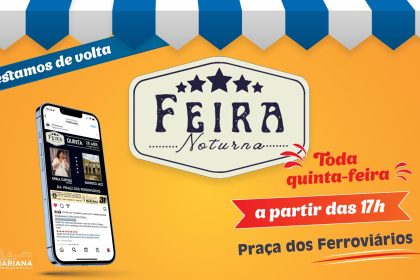 Feira Noturna de Mariana (MG) retorna nesta quinta-feira