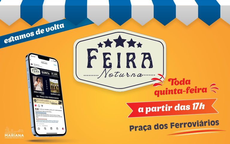 Feira Noturna de Mariana (MG) retorna nesta quinta-feira
