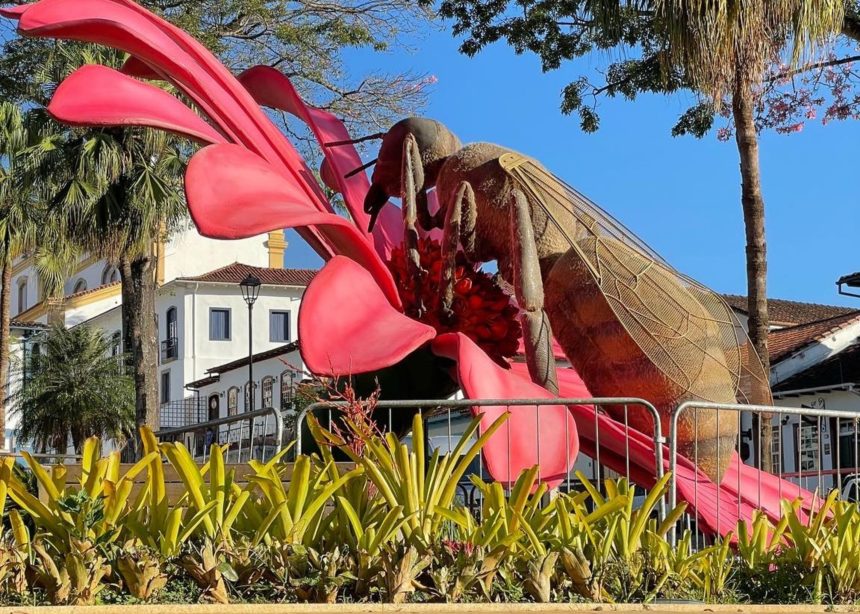 Mariana (MG): exposição de réplicas de insetos gigantes começa nesta quinta-feira (21 de abril)