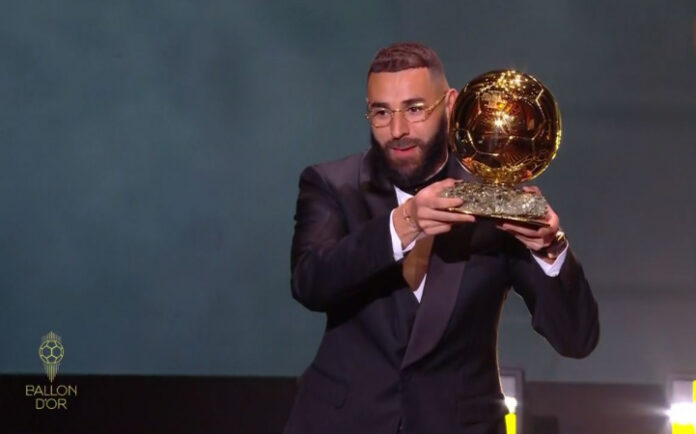 Benzema na Bola de Ouro