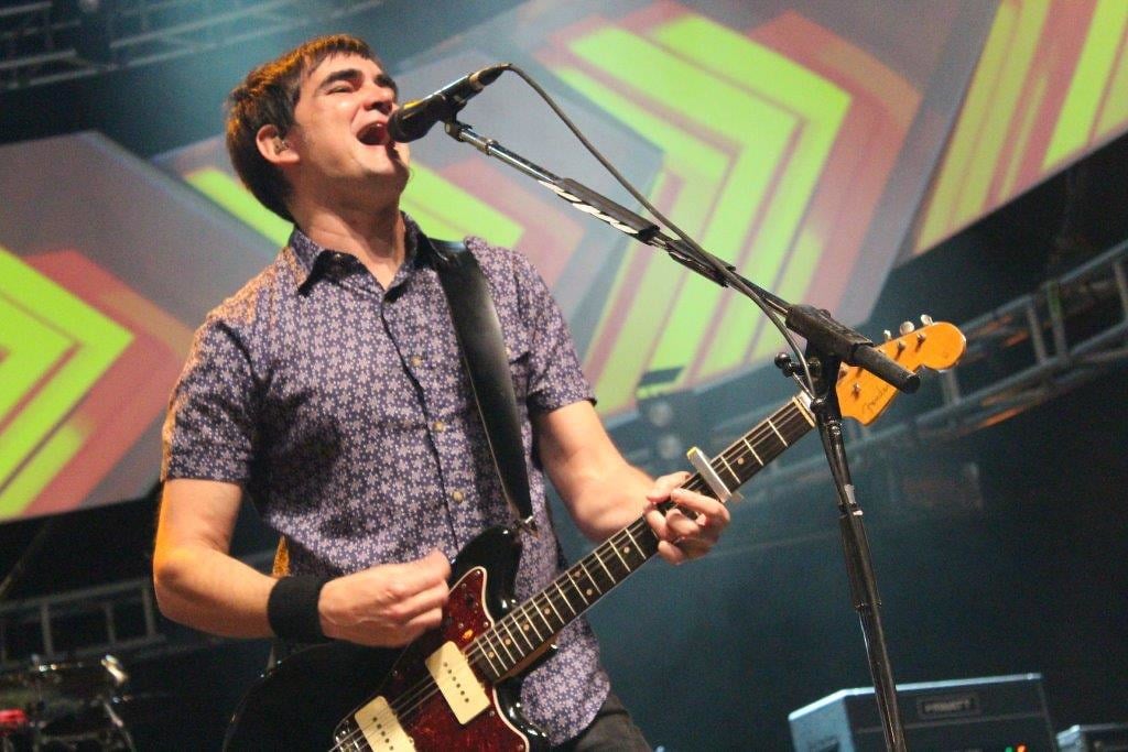 Nando Reis e Samuel Rosa no sábado de carnaval em Belo Horizonte