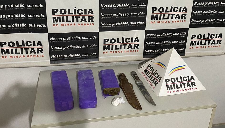 Polícia Militar prende em flagrante suspeito de tráfico na zona rural de Mariana (MG)