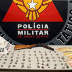 Itabirito: homem é preso em flagrante por tráfego de drogas e escopeta é apreendida