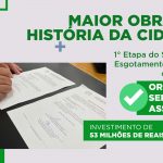 Mariana-MG inicia 1ª etapa da maior obra de saneamento básico do município