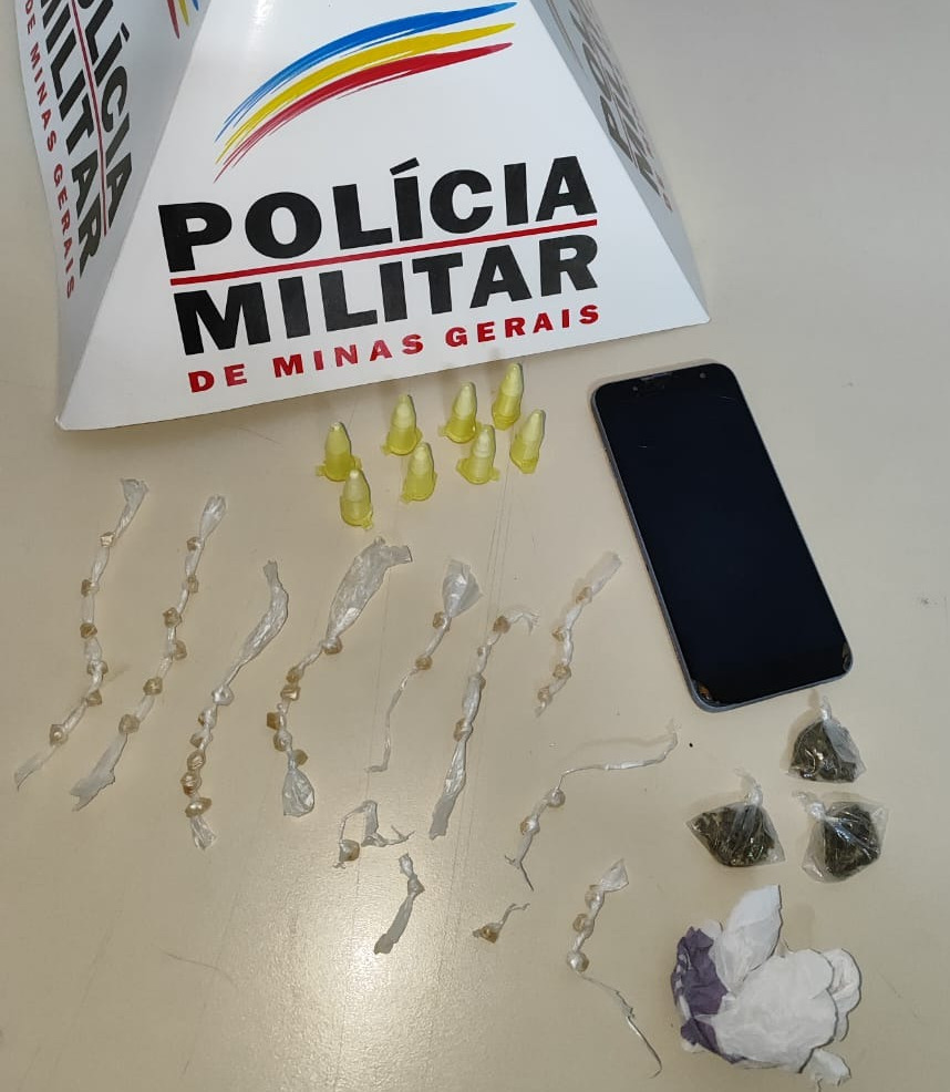 Suspeito de tráfico de drogas é apreendido em Itabirito no sábado (22)
