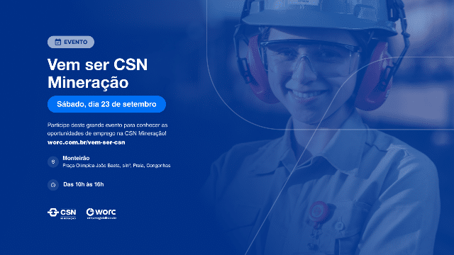 CSN Mineração promove em Congonhas evento de cadastro para vagas de emprego