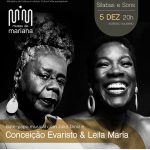 Museus de Mariana e Boulieu recebem Conceição Evaristo e Leila Maria para a última rodada de bate-papos do Programa "Sílabas e Sons” em 2023