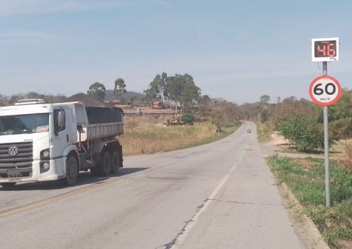 Três radares serão instalados em Ouro Branco (MG) com limite de 60 km/h