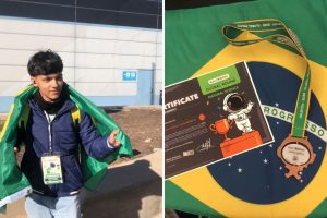 Estudante mineiro formado em escola pública conquista medalha de bronze em Olimpíada Internacional nos EUA
