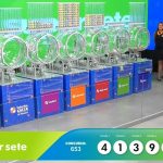 Números do sorteio da Super Sete 653