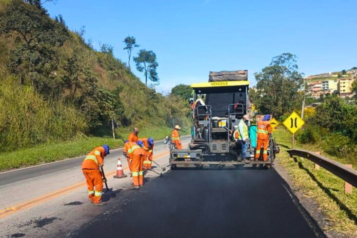 Intervenções na BR-040 seguem até sábado em 14 cidades de Minas Gerais