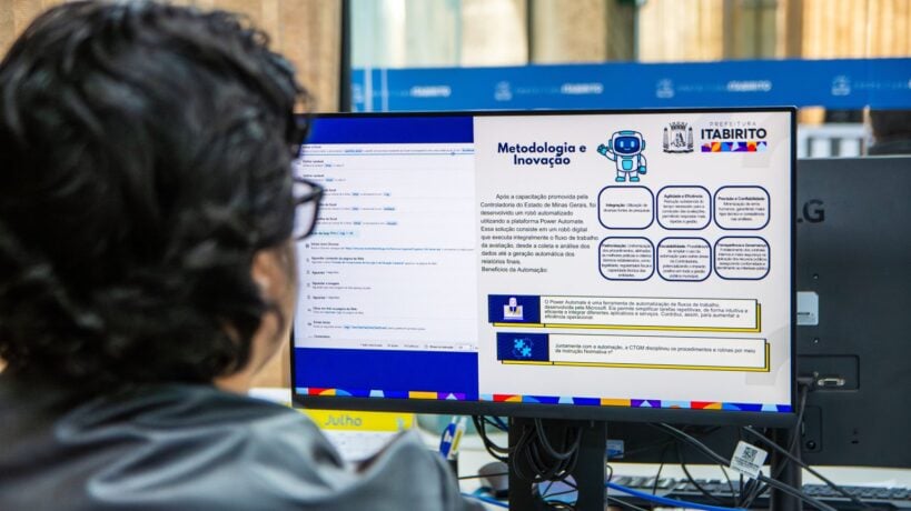 Prefeitura de Itabirito implementa robô Lumen para auditar parcerias com mais eficiência
