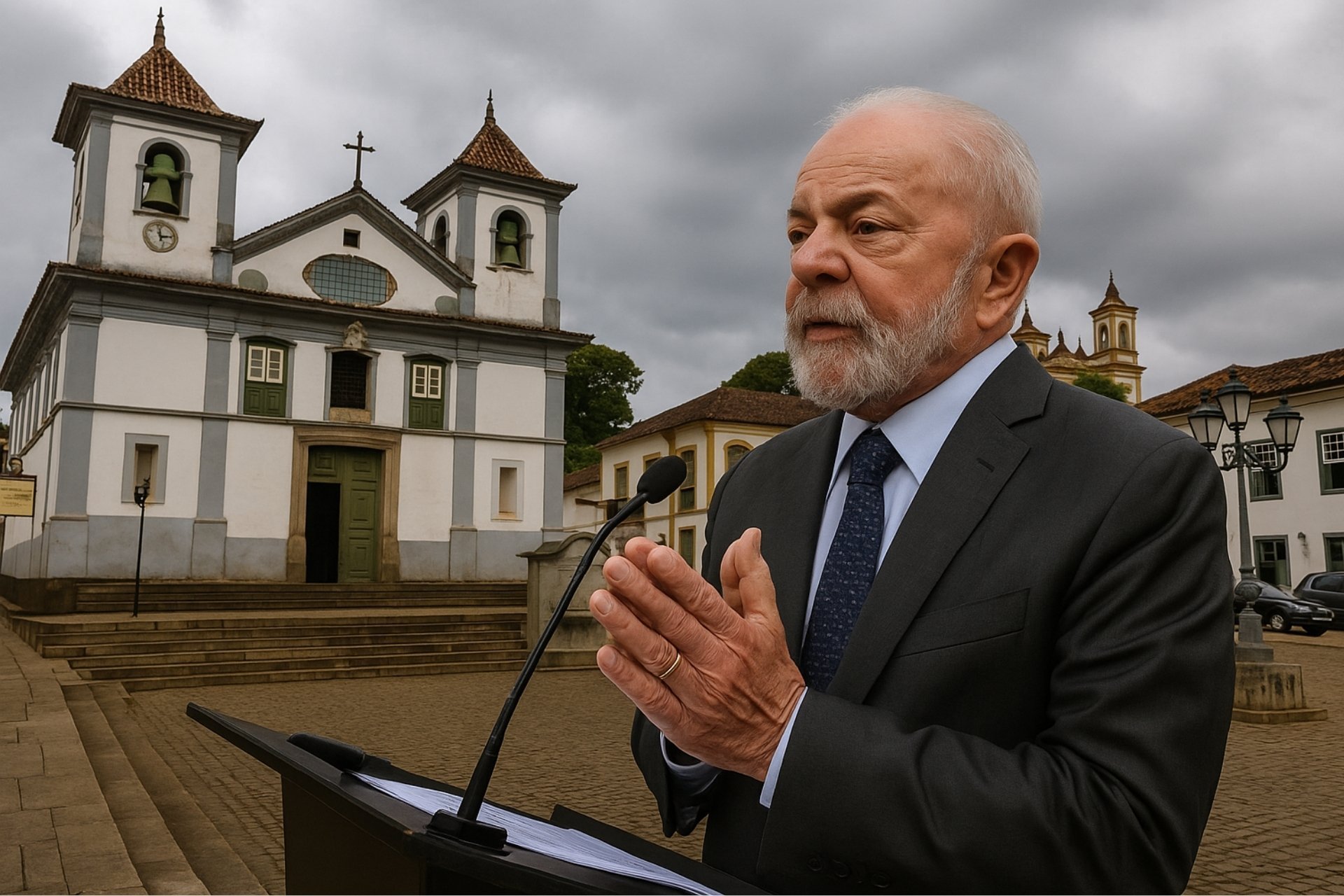 Lula retorna a Mariana após 19 anos para lançar pacote de investimentos