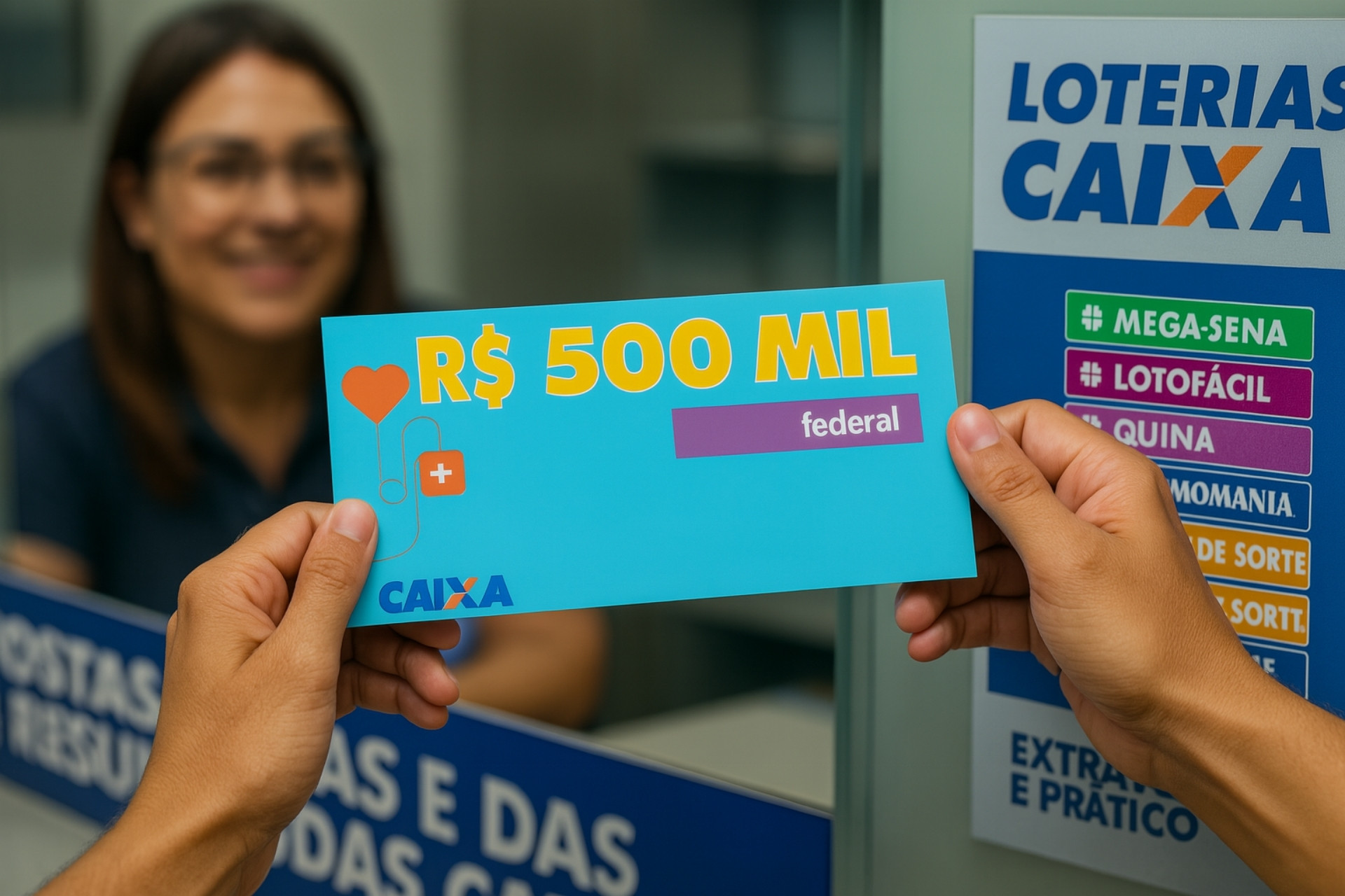 Loteria Federal 5977 premia aposta de Cuiabá com meio milhão de reais