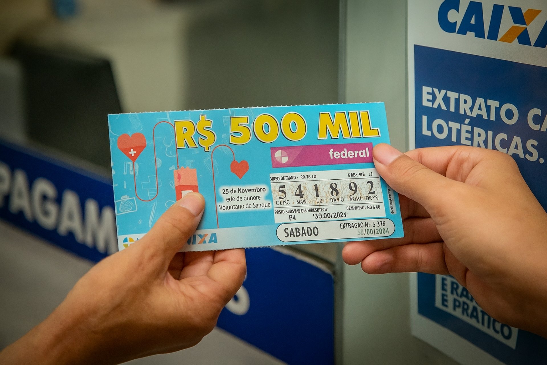 Resultado da Loteria Federal 5976 de sábado (21/06/25)