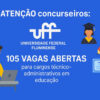 UFF abre inscrições para concurso público com 105 vagas