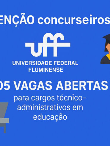 UFF abre inscrições para concurso público com 105 vagas