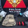 Polícia Militar apreende pistola e prende dois suspeitos de tráfico no fundo de um bar no bairro Rosário, em Mariana