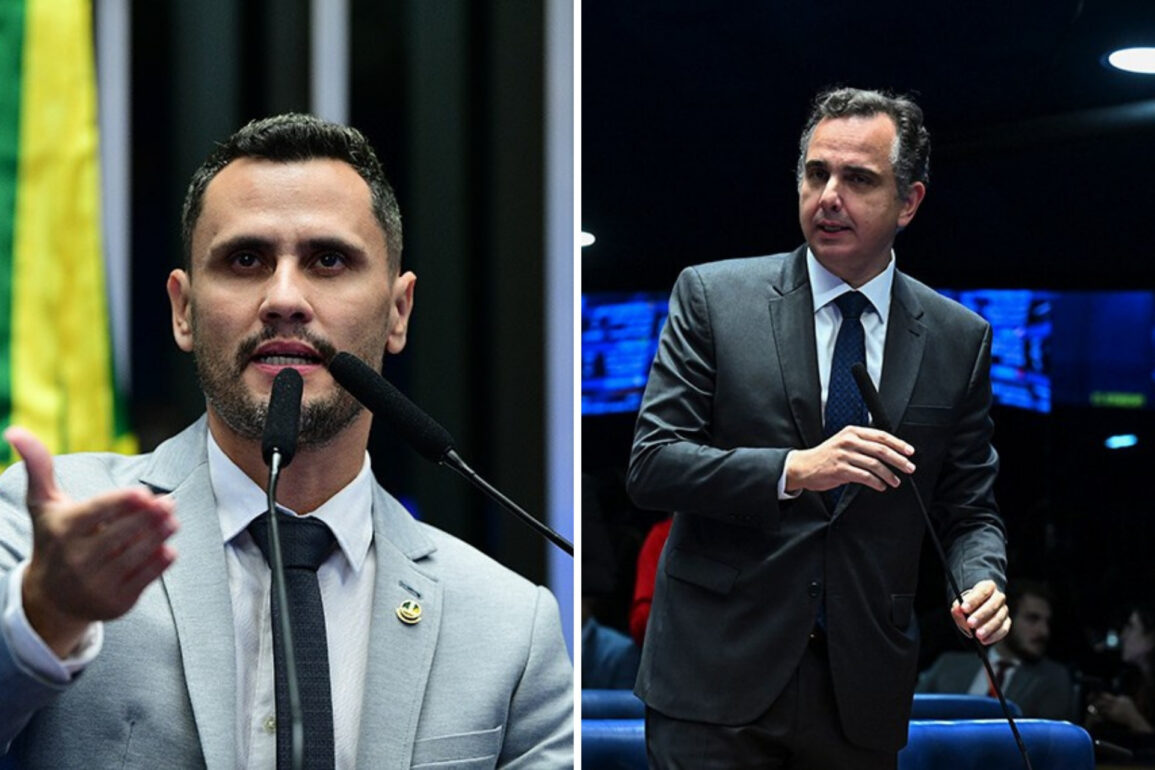 Nomes de Cleitinho e Rodrigo Pacheco são testados em pequisa da Real Time Big Data — Créditos: Pedro França/Agência Senado e Jefferson Rudy/Agência Senado