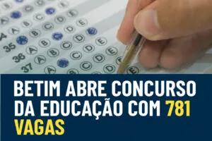 Cidade em MG abre concurso público com 781 vagas e salários de até R$ 5,9 mil; oportunidades são para professores e técnicos