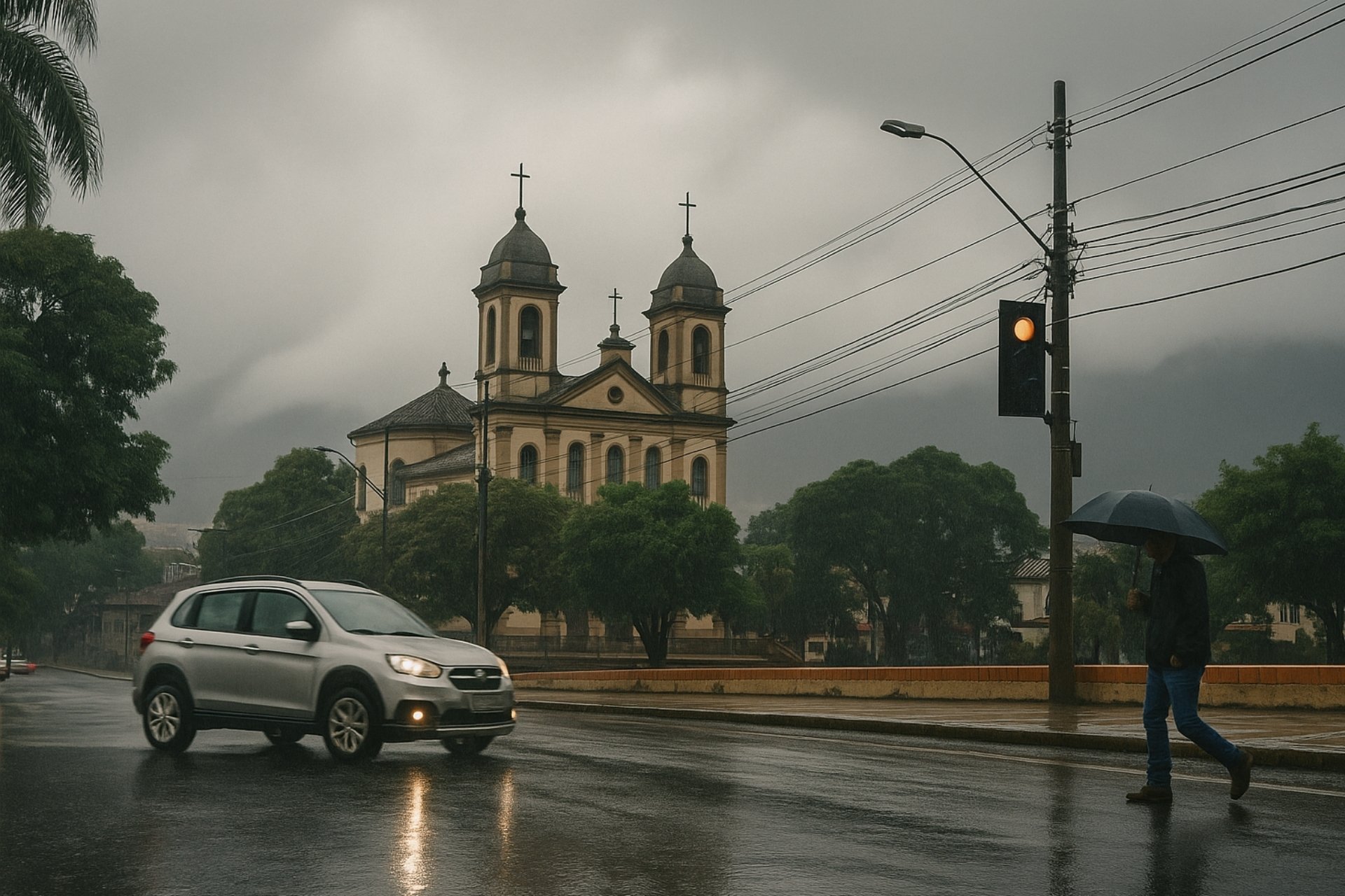 Do guarda-chuva ao casaco: semana começa com tempo instável em todo o estado