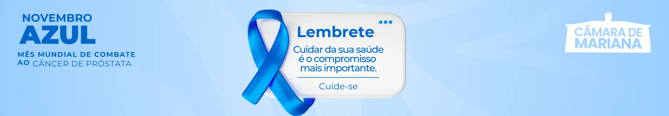 Novembro Azul - Câmara de Mariana