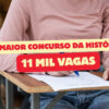 Maior concurso da história vai abrir 11 mil vagas em 20 órgãos estaduais