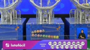 Hoje, às 21h: Resultado da Lotofácil 3534 de sábado (08/11/25)