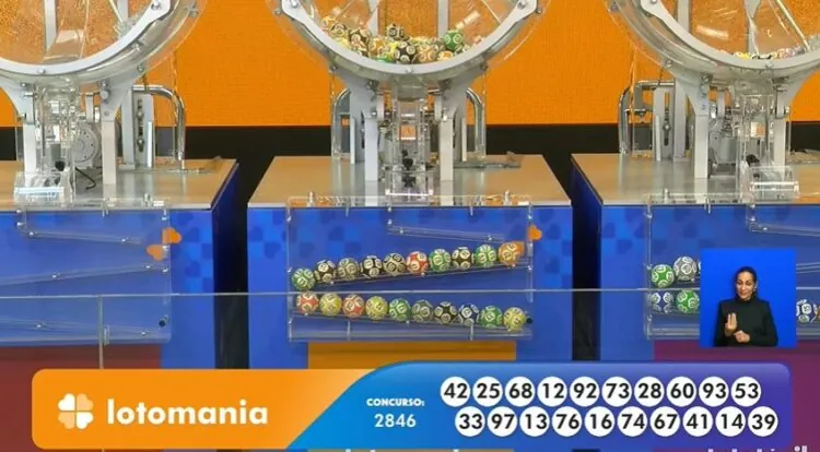 Números sorteados da Lotomania 2846