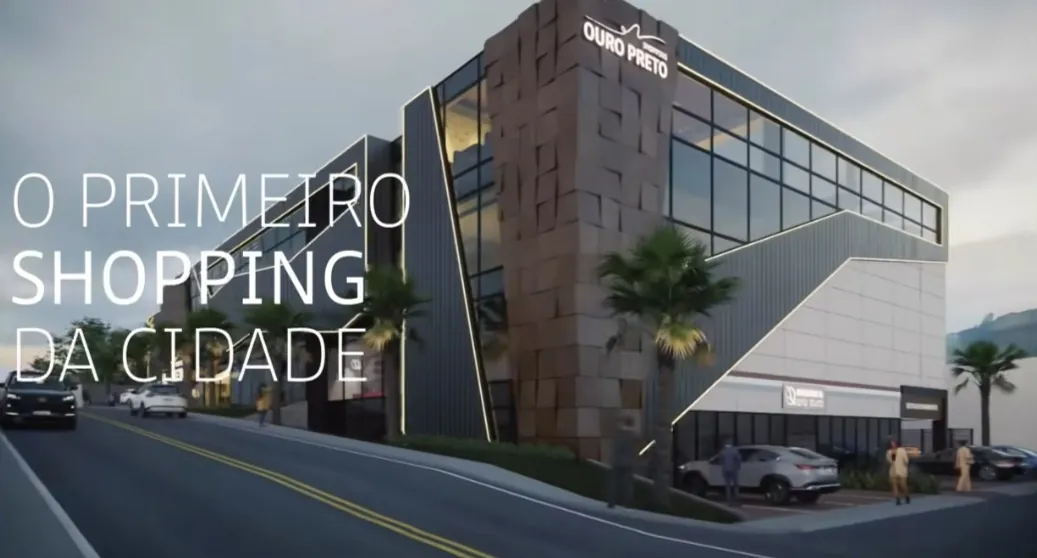 Projeto de shopping em Ouro Preto é apresentado com cinema, 80 lojas e 350 empregos