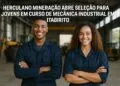 Mineradora abre seleção para jovens em curso de mecânica industrial em Itabirito