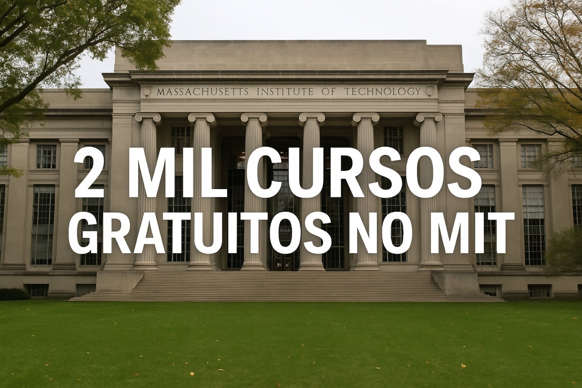 MIT libera mais de dois mil cursos gratuitos com tradução em português e inscrições abertas