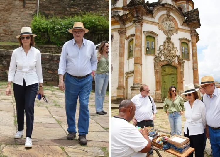 Rei e rainha da Suécia passam férias discretas nas ladeiras de Ouro Preto