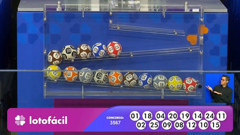 R$ 5 milhões hoje: Resultado da Lotofácil 3567 de hoje, sexta-feira (19/12/25)