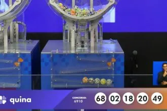 R$ 10 milhões hoje: Resultado da Quina 6910 de terça-feira (23/12/25)