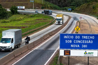 ANTT autoriza estudos para ampliar trecho da BR-381 no Leste de Minas
