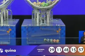 Números do sorteio da Quina 6917