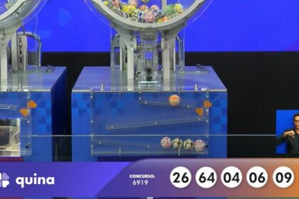 Resultado da Quina 6919 de hoje (05/01/26); confira os números do sorteio milionário