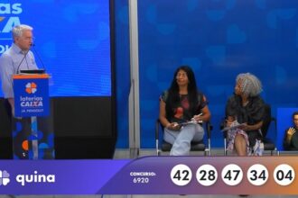 Resultado da Quina 6920 de hoje (06/01/26); prêmio estimado é de R$ 13 milhões